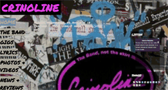 Desktop Screenshot of crinolinetheband.com